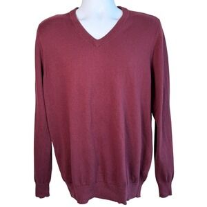 Vintage L.L. Bean Mens Wicked Soft‎ Cotton Cashmere Sweater Size M Outdoors Work